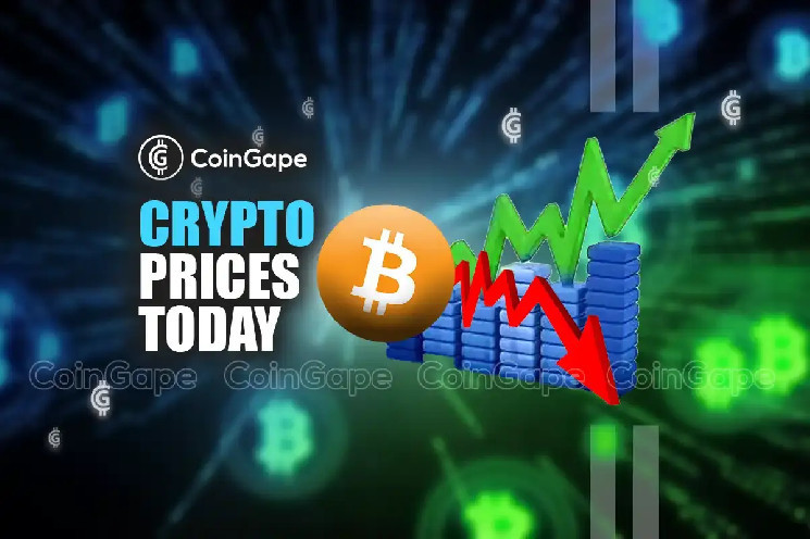 Bitcoin’s price hovers close to $57,000 as altcoins show a mixture of signals